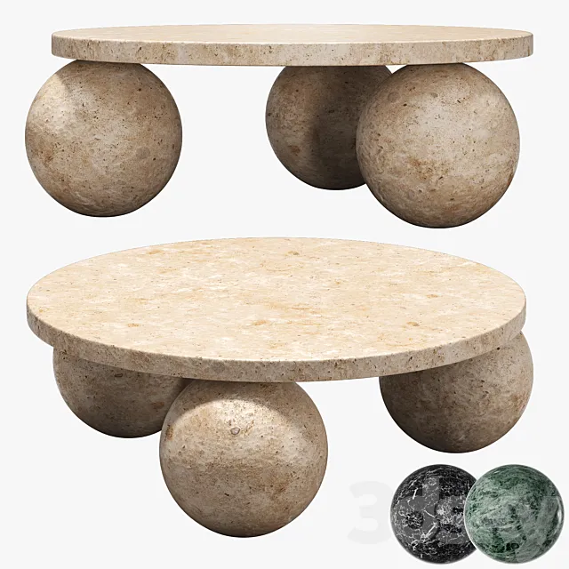 Kelly Wearstler morro coffee table 3D Model