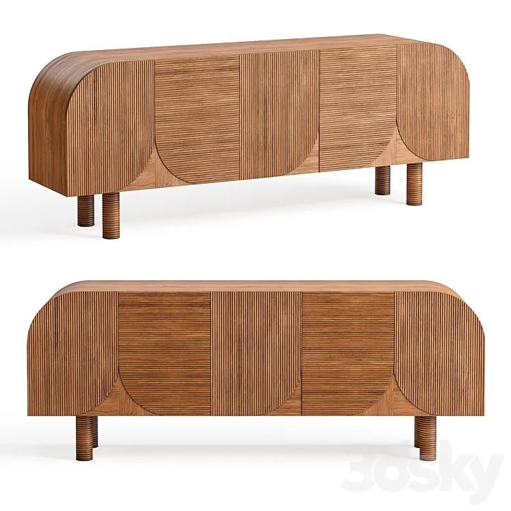 Kelly wearstler palma cabinet 3D Model Free