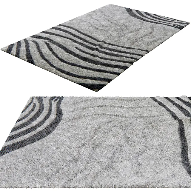 Kelly Wearstler Rug In Detail 3D Model