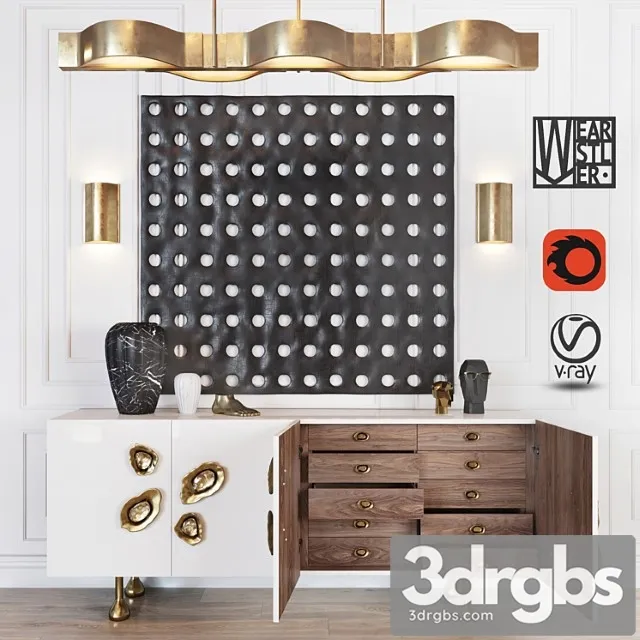 Kelly Wearstler Set 3D Model Free