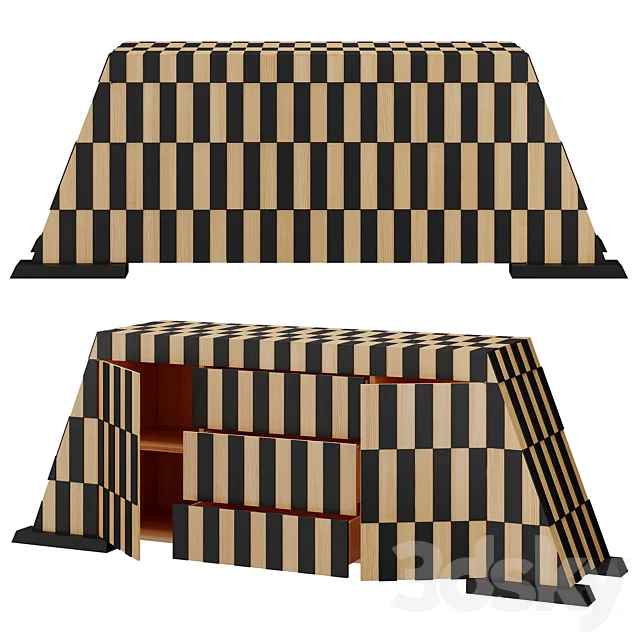 Kelly Wearstler SUPERLUXE ALMONT CREDENZA 3DModel