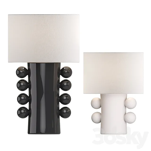 kelly wearstler Tiglia Table Lamps 3D Model
