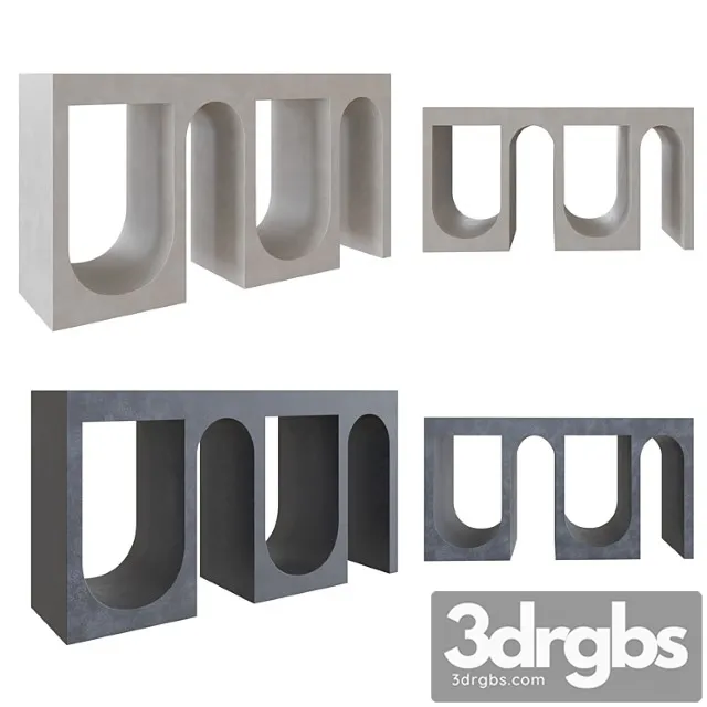 Kellywearstler Roxbury Console 3D Model Free