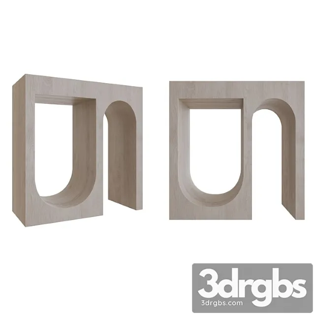 Kellywearstler roxbury petite console 2 3D Model Free