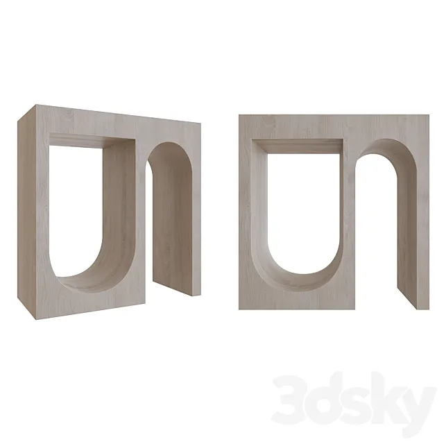 Kellywearstler ROXBURY PETITE CONSOLE 3DModel