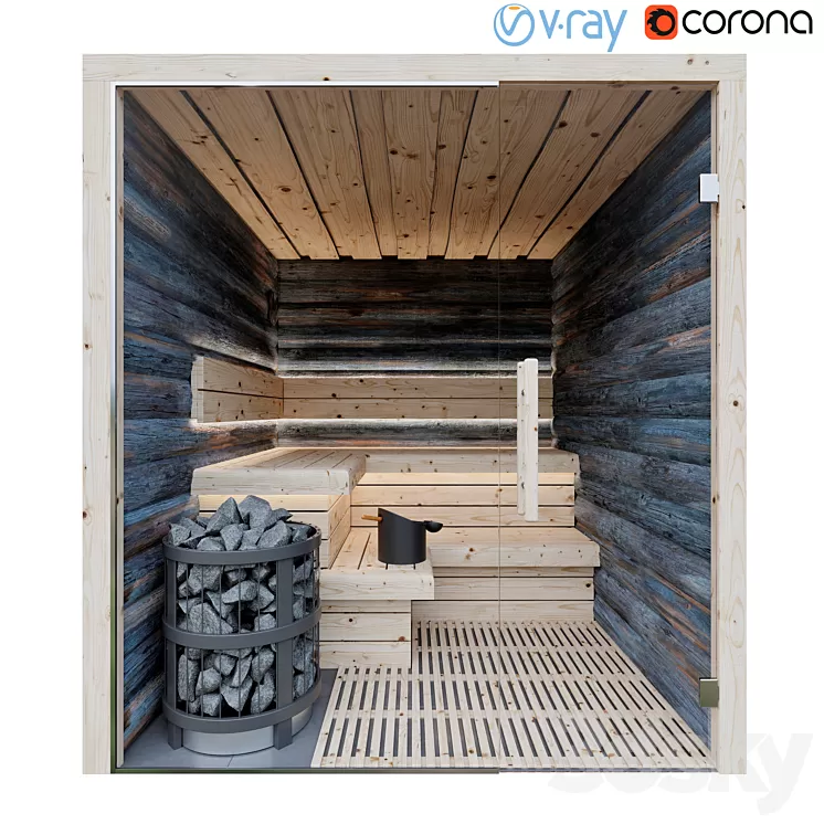 Kelo sauna 3D Model