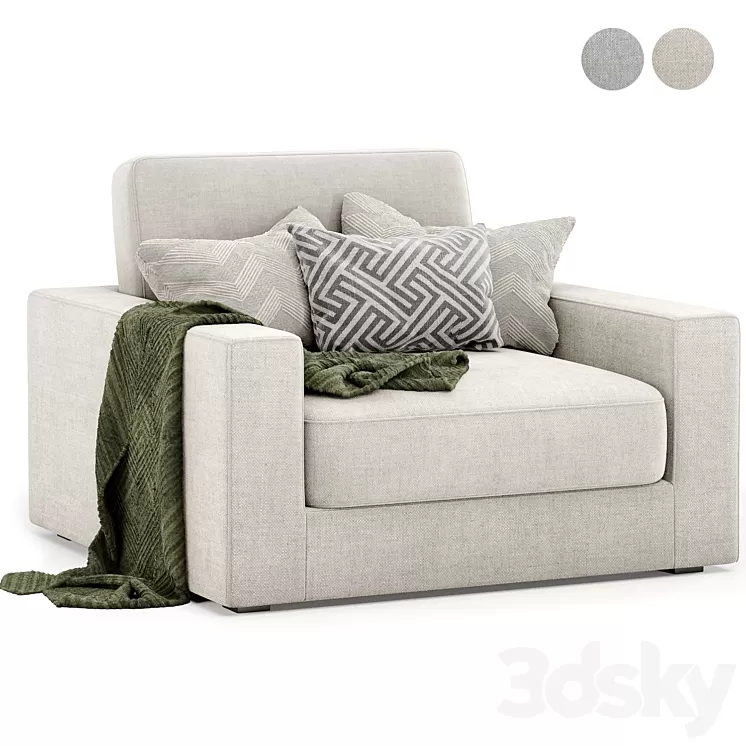 kelsey armchair 3D Model Free