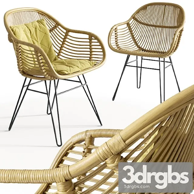 Kenian sophia arm chair 2 3D Model Free