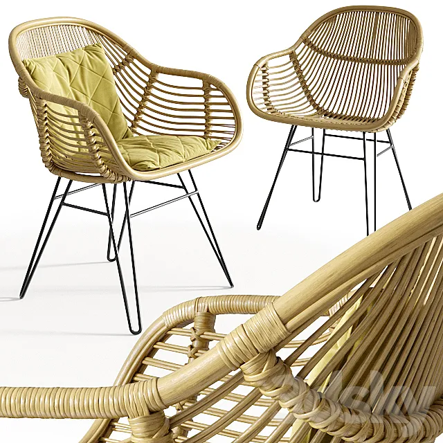 Kenian Sophia Arm Chair 3DModel