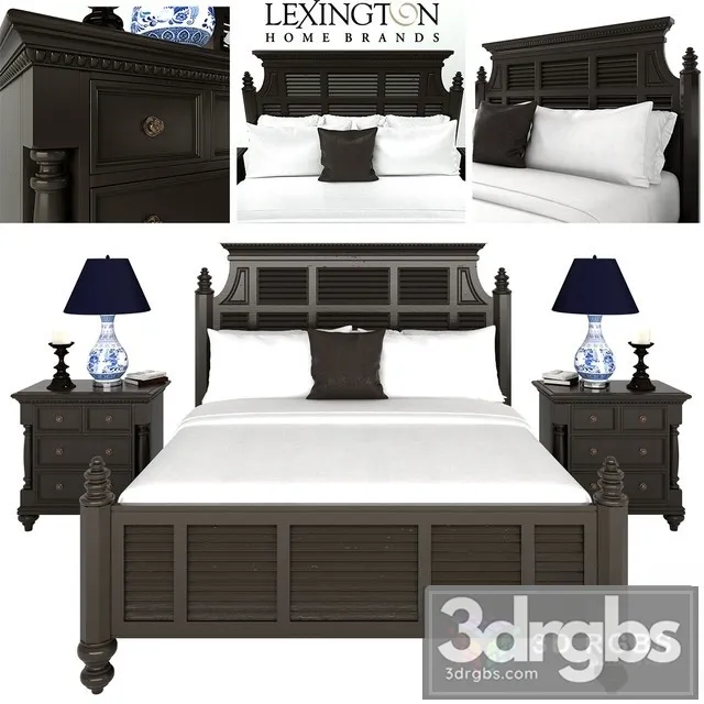 Kensington Malabar Panel Bed 3D Model Free