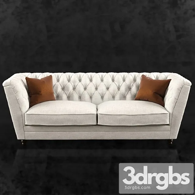 Kensington Sofa 4 3D Model Free
