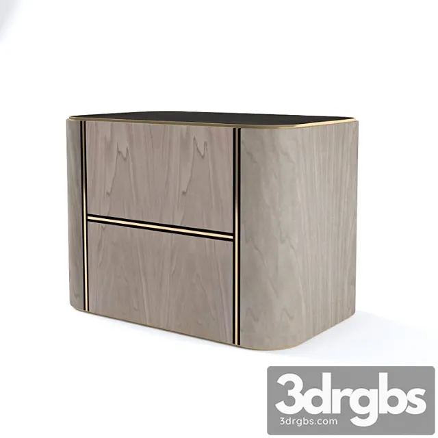 Kent bed side table frato 2 3D Model Free