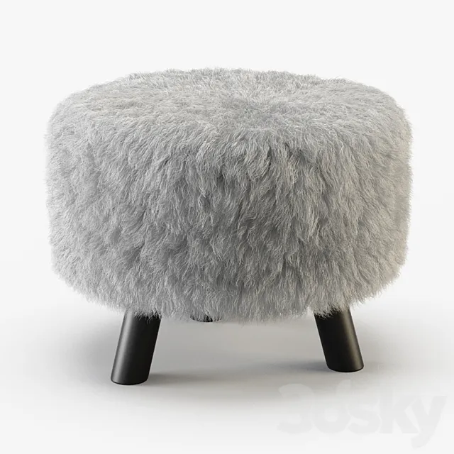 Keomi Flokati Ottoman Free Download
