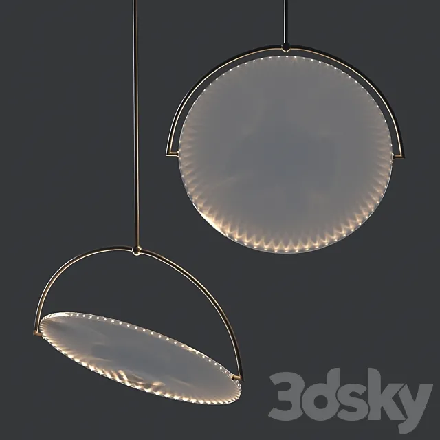 Kepler Suspension Lamp 3D Model