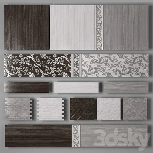Kerama Marazzi Grassi Tiles 3DModel