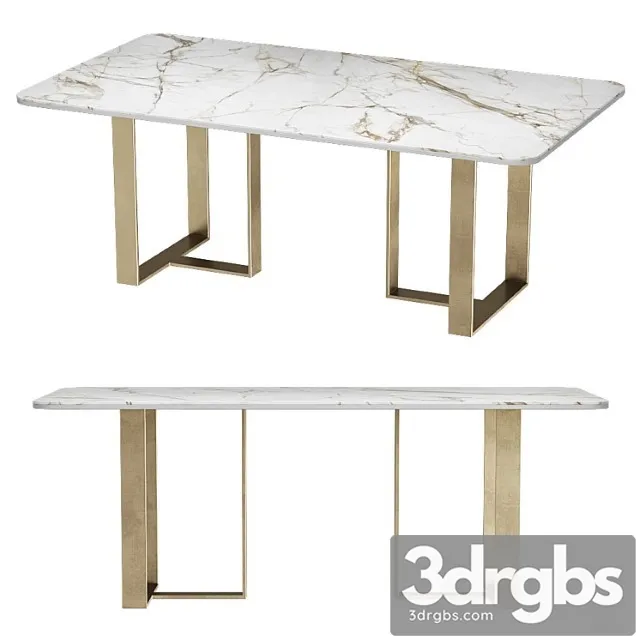 Keri Dining Table Daily Course 3D Model Free