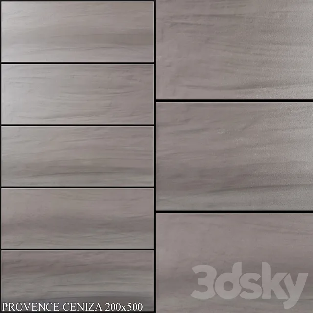 Keros Provence Ceniza 200x500 3D Model