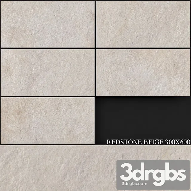 Keros redstone beige 300x600 3D Model Free