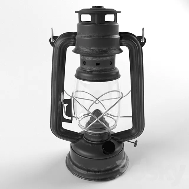 Kerosene lamp Bat. 3DModel