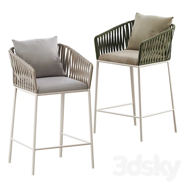 Kettal | Bitta bar stool 3D Model