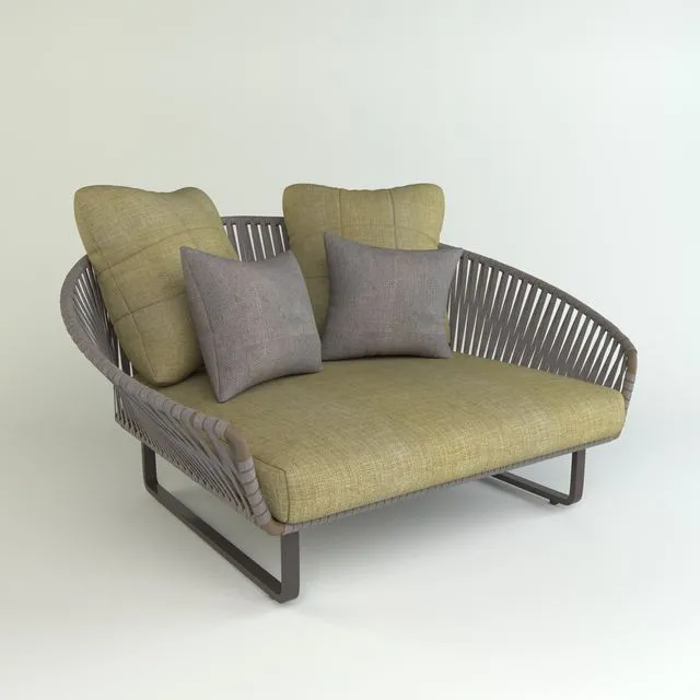 Kettal Bitta Daybed 3D Model