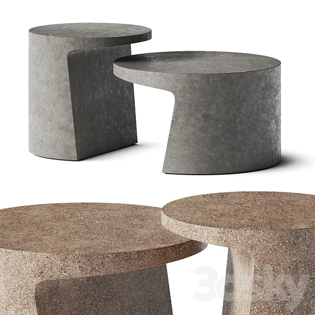 Kettal Giro Coffee Tables 3D Model