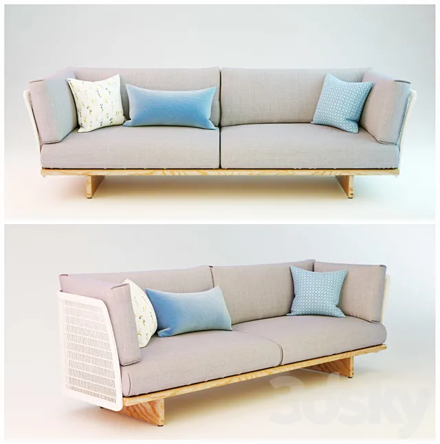 Kettal Mesh by Patricia Urquiola 3D Model