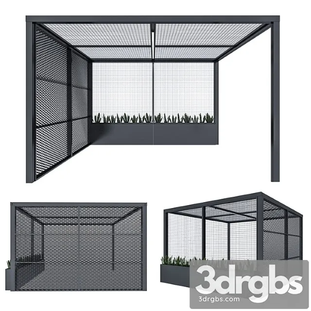 Kettal Office Pavilion 3D Model Free