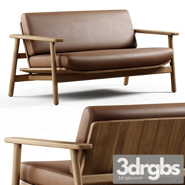 Kettal Riva 2 Seater Sofa 3D Model Free