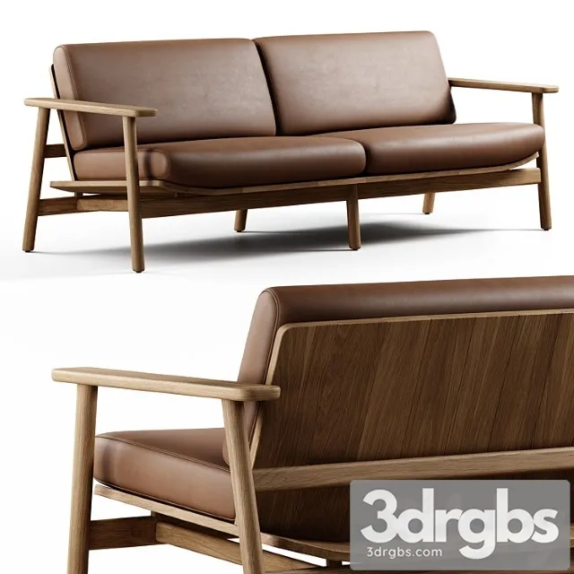 Kettal Riva 3 Seater Sofa 1 3D Model Free