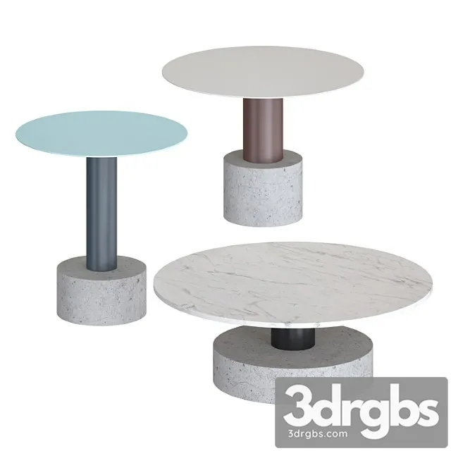 Kettal roll - coffee tables