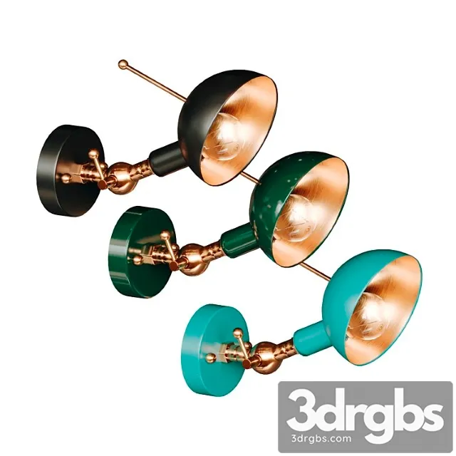 Kettle Wall Light 3D Model Download