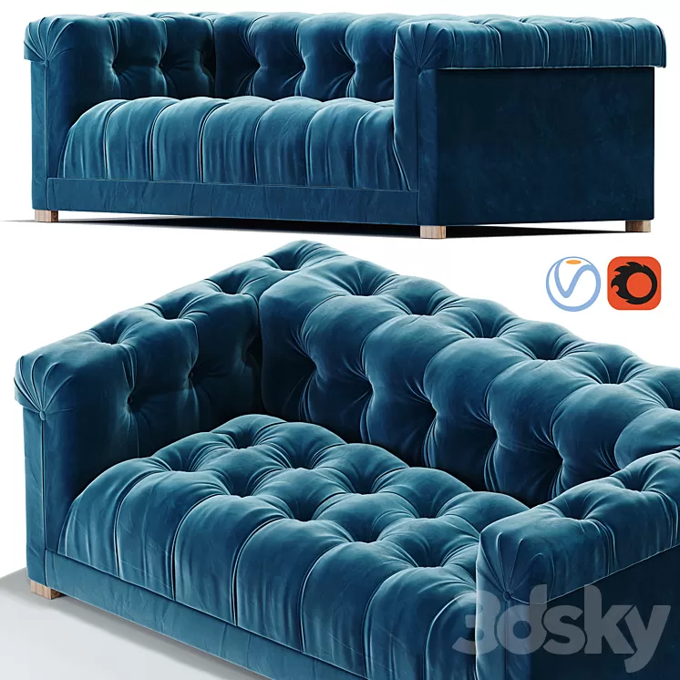 Kettleby sofa 3D Model