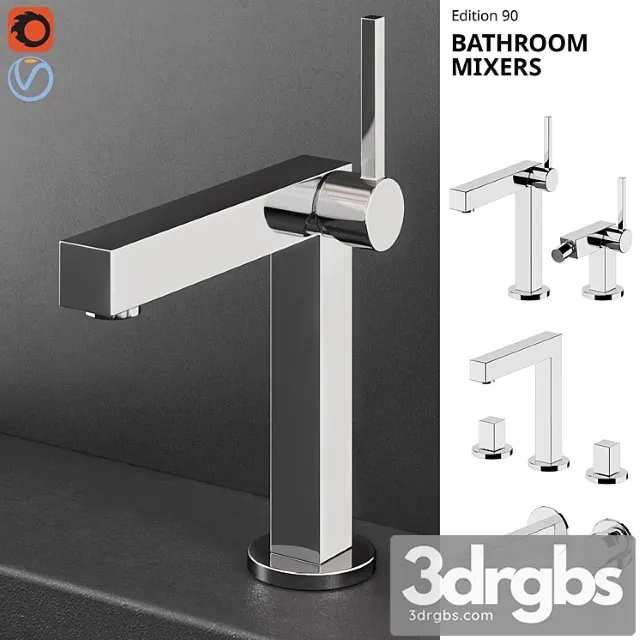 Keuco Edition 90 Faucets 3D Model Free