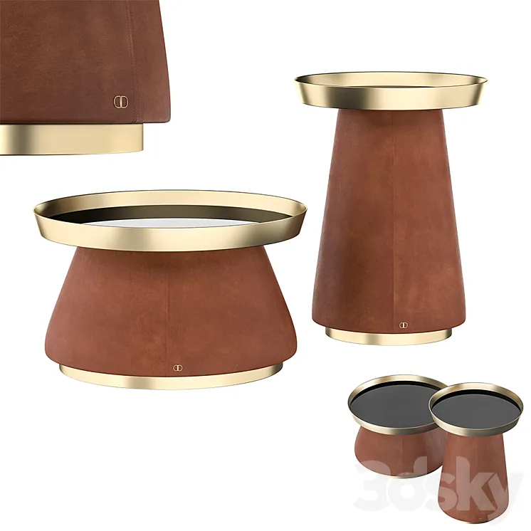 Kevin side table 3D Model Free