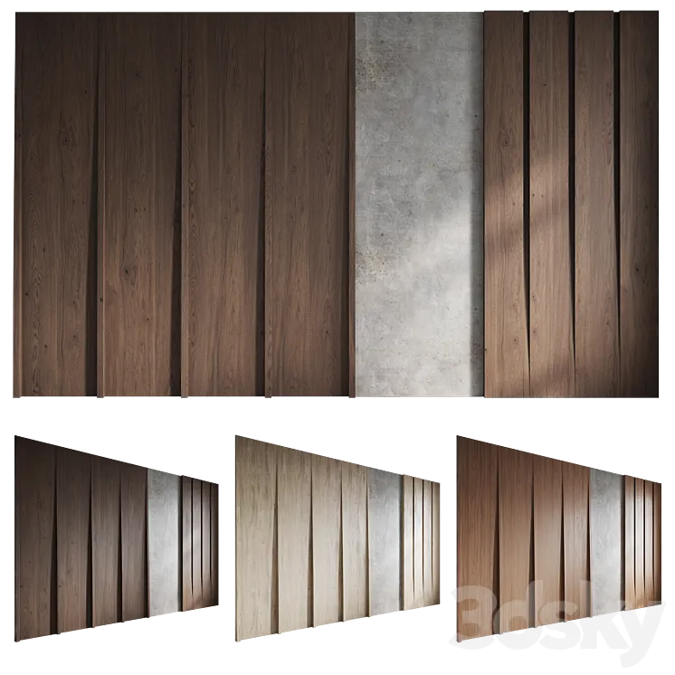 Kew wall panel 3D Model Free