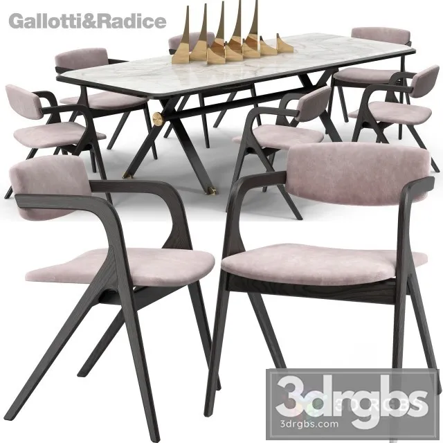 Keyko Chair Maat Table 3D Model Free