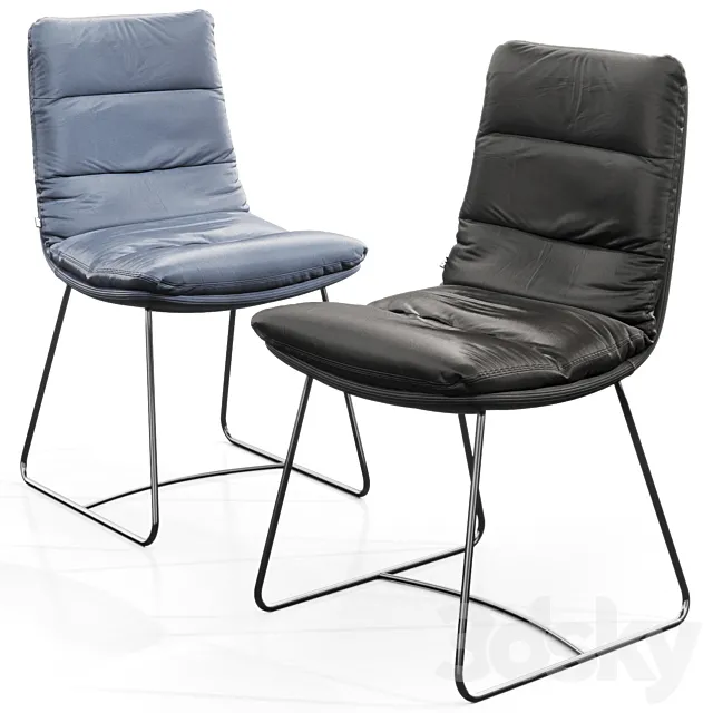 KFF Arva chair with skids 3DModel