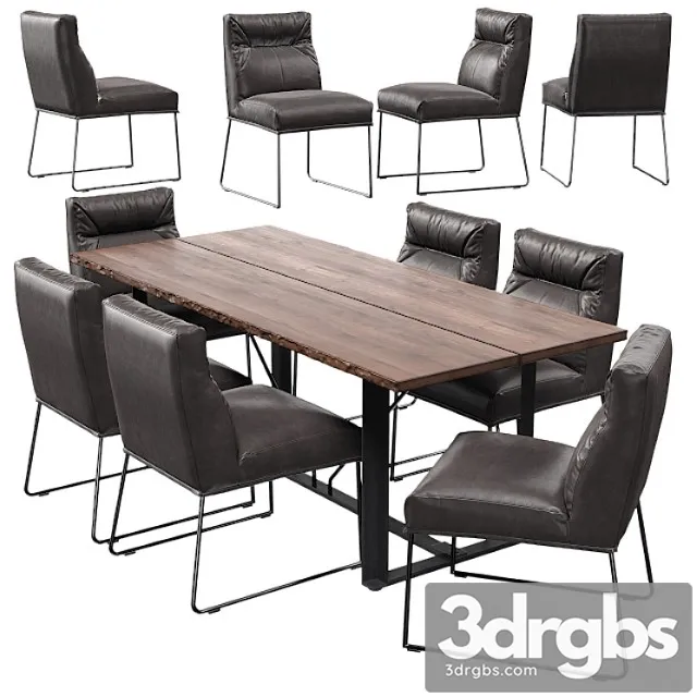 Kff d-light artus tisch 2 3D Model Free