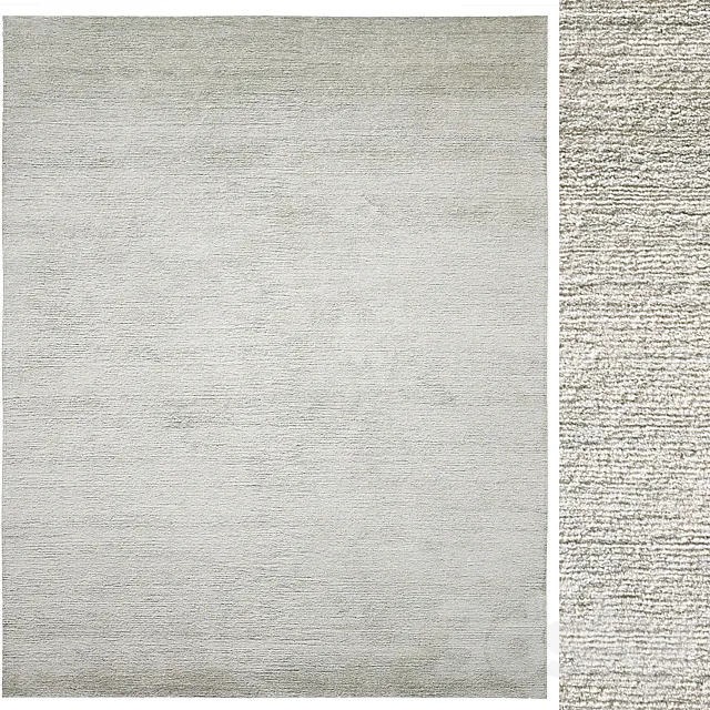 Khatan Hand-Knotted Mongolian Cashmere Rug 3D Model