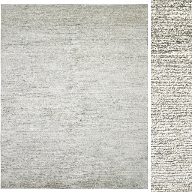 KHATAN HAND-KNOTTED MONGOLIAN CASHMERE RUG 3DModel