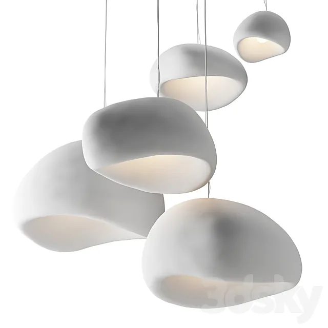 KHMARA by Makhno Product. Collection of Pendant Lights 3D Model