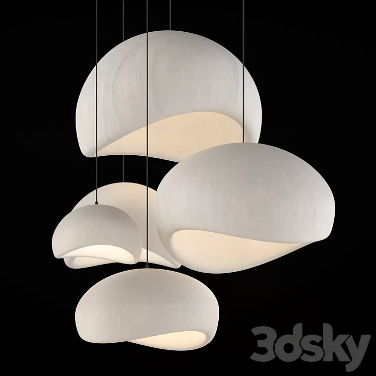 Khmara Pendant Light by Makhno 3D Model