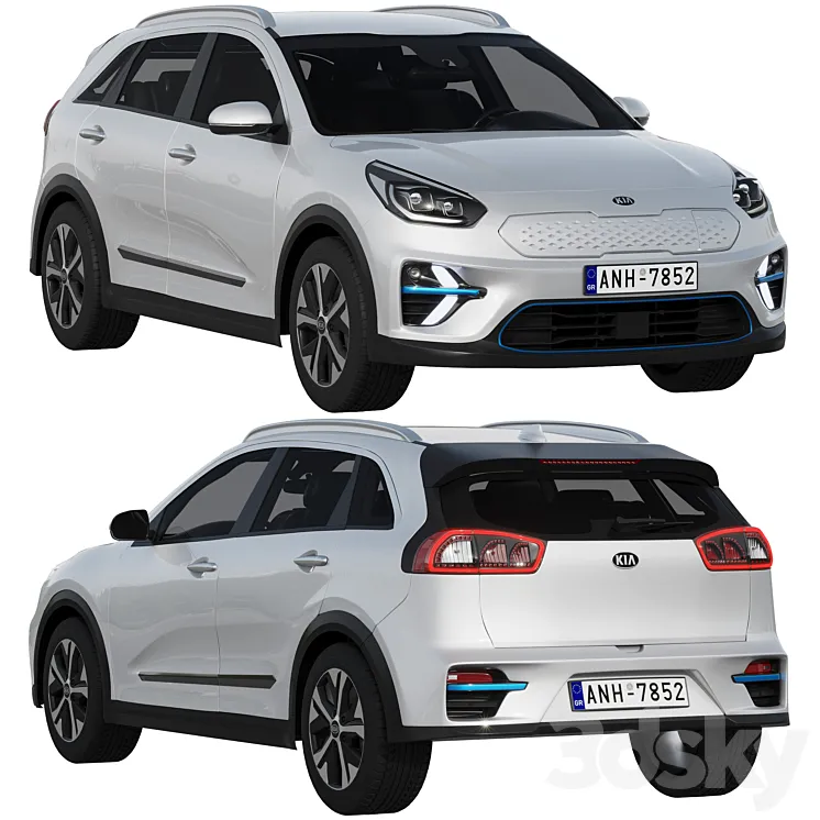 Kia Niro EV 3D Model Free