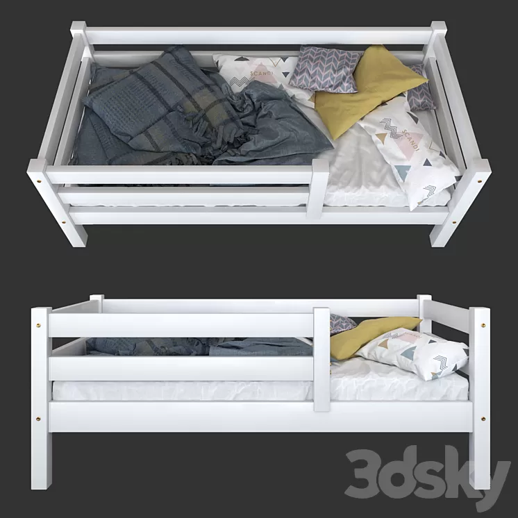 Kids bed Hoff - Sonya 3D Model