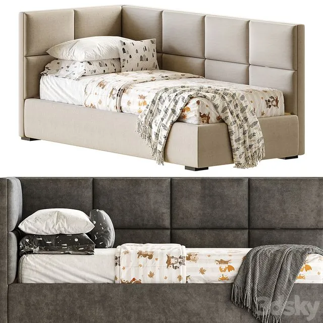 Kids bed KD42 3D Model