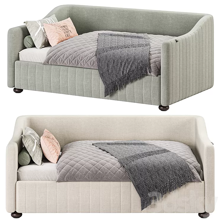 Kids bed KD75 by Delavega 3D Model Free