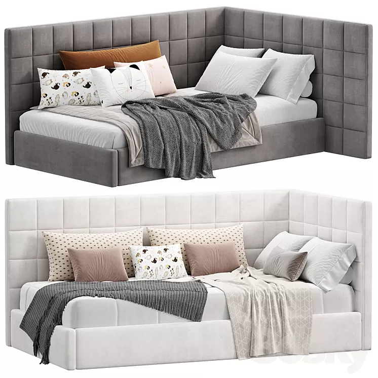 Kids bed KD81 by delavega 3D Model Free