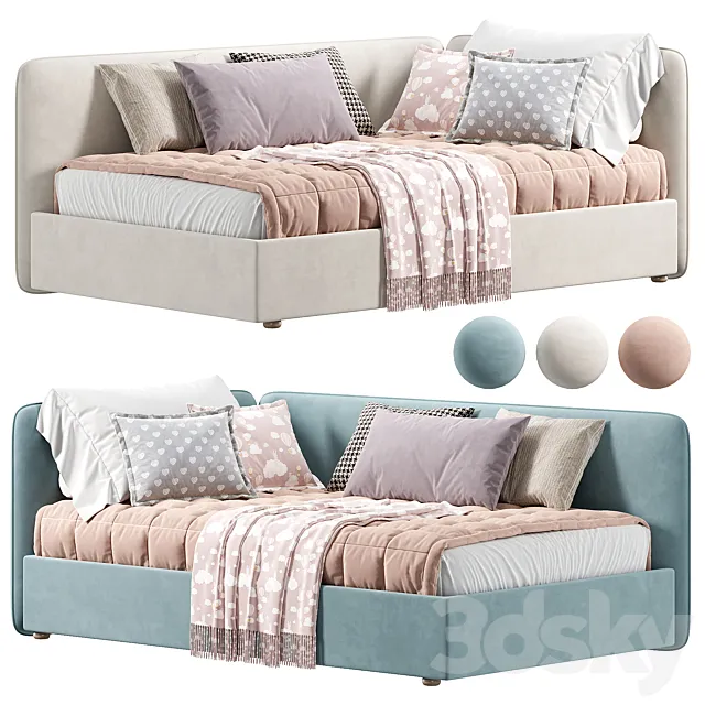 Kids Bed level 03 3D Model