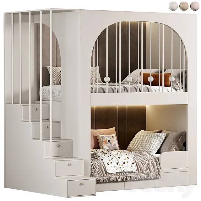 kids bedroom 02 3D Model